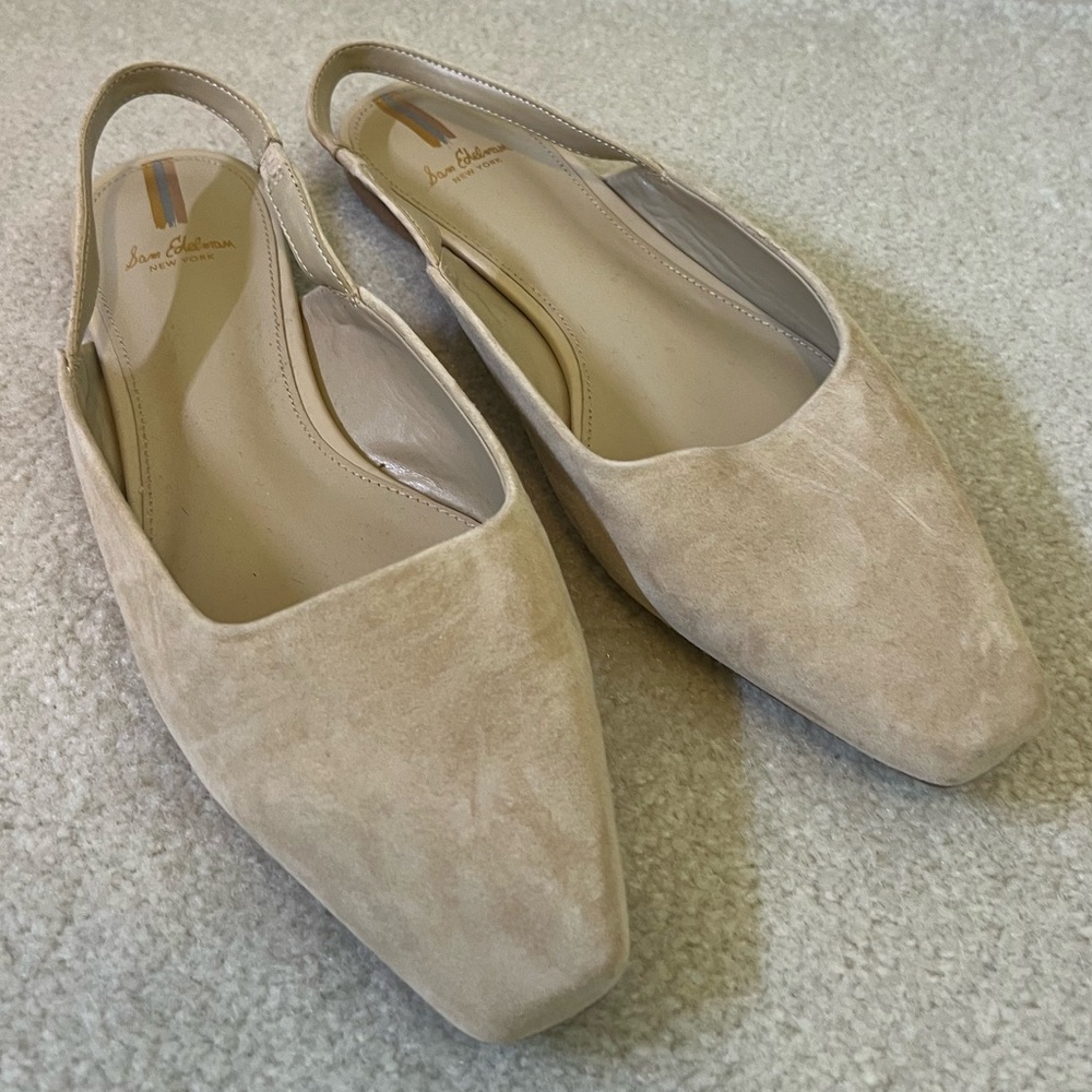 Sam Edelman Suede Slingback Flats